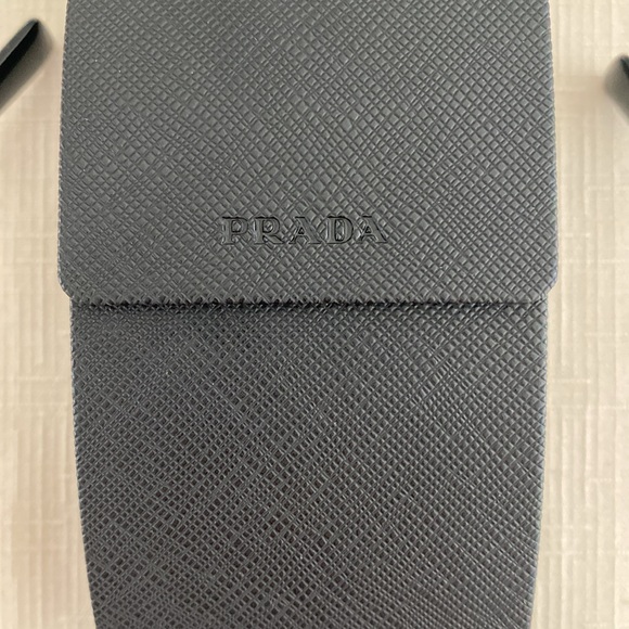 Prada Rectangular Frame Sunglasses with case. - Picture 3 of 14